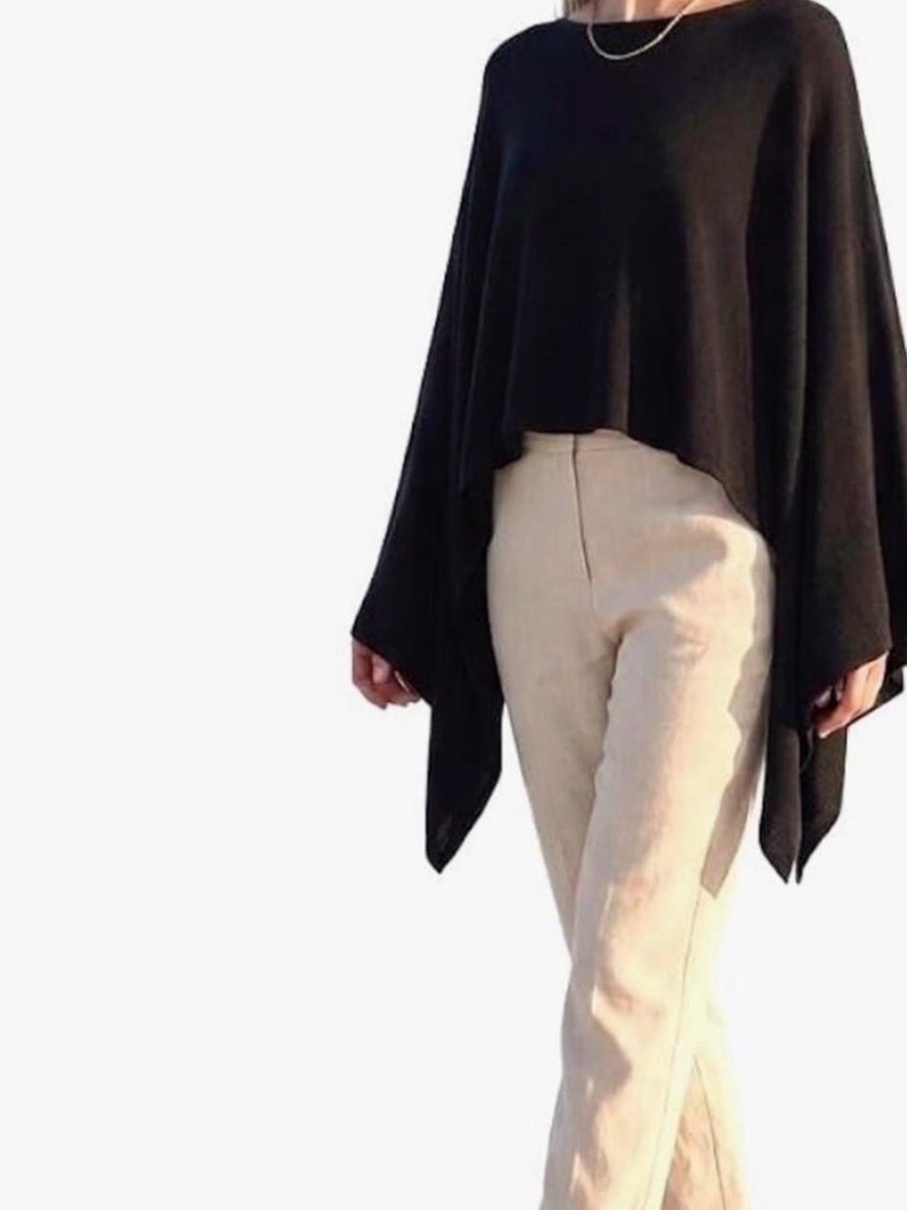 Black Batwing Shawl